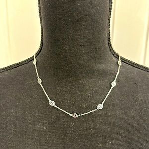 Tory Burch silver necklace